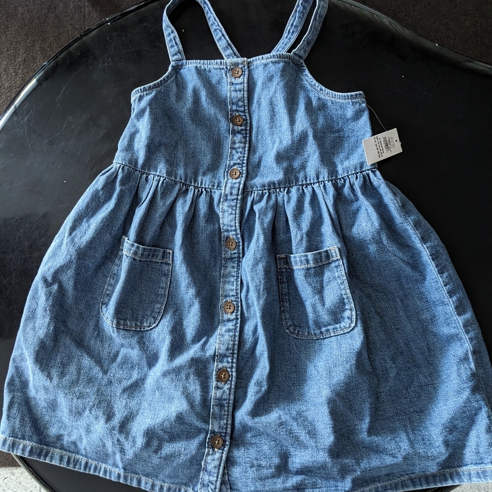 GAP Denim kids dress Size 5 NWT